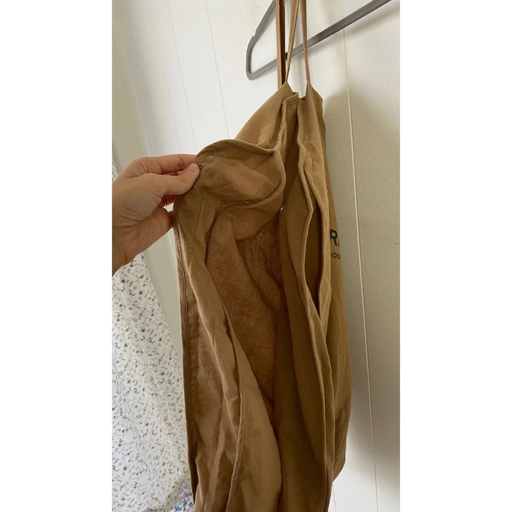 Burberry London England Tan Cotton Garment Bag Suit Cover Travel Carrier *